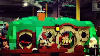 Illustration for article titled This Insane Life-Sized Lego Hobbit Bag End Is Made With Two Million Bricks